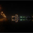 Emder Hafen bei Nacht