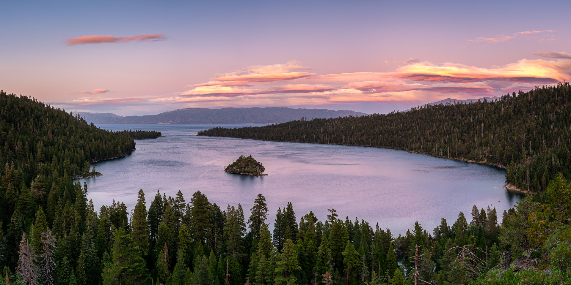 Emerald Bay zum Sonnenuntergang