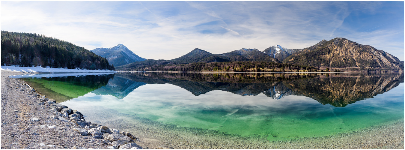 Emerald green mirror