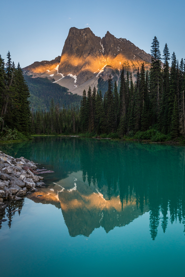 Emerald Lake am Abend