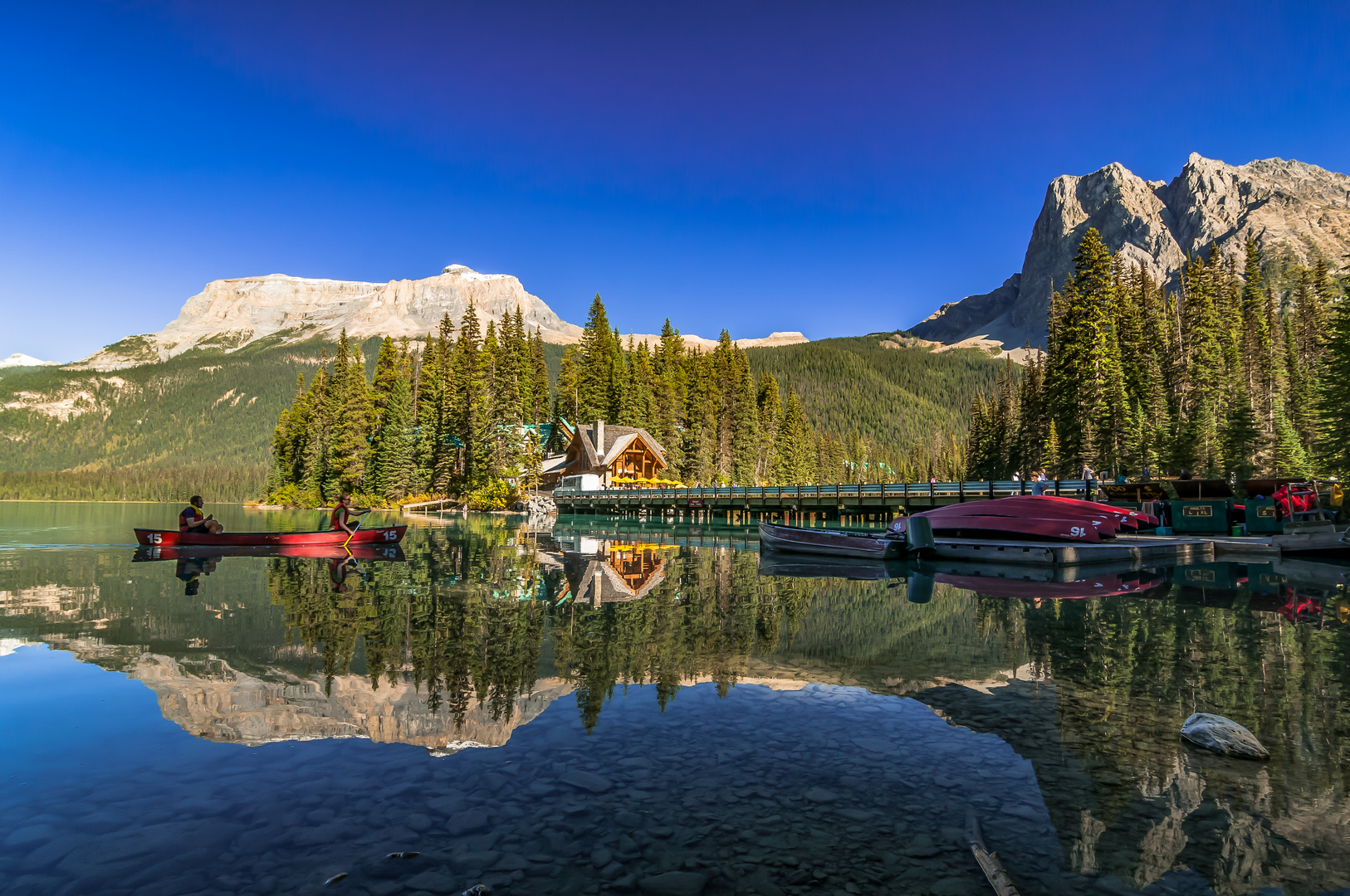 Emerald Lake in British Columbia