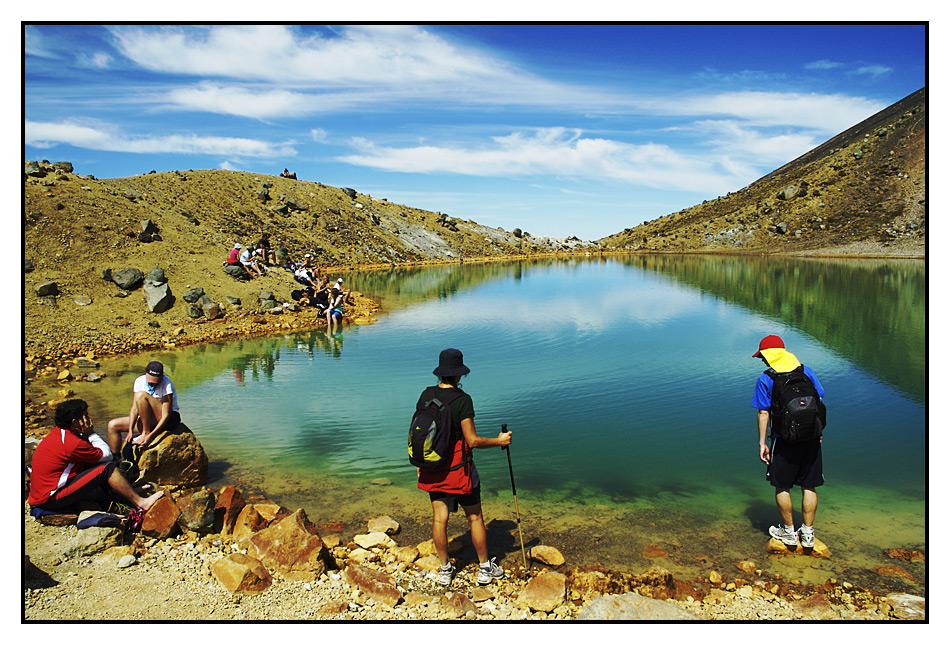 Emerald Lakes - Tongariro Nationalpark, NZ von Alexandra Emde