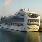 Emerald Princess im Hafen von Civitavecchia - Italien