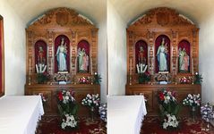 Emerita el Paso Kirche La Gomera - 3D Kreuzblick