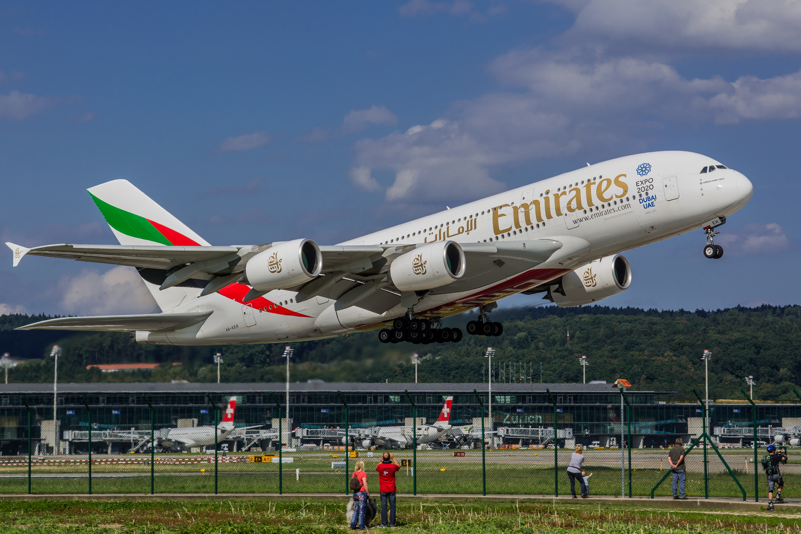 Emi A380 Take Off Zürich