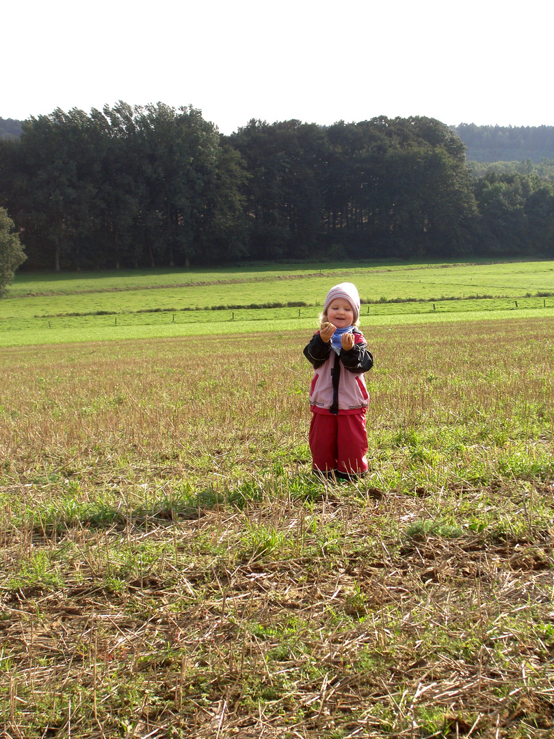 Emilia mit Kartoffeln