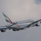 Emirates A 380 Go Around