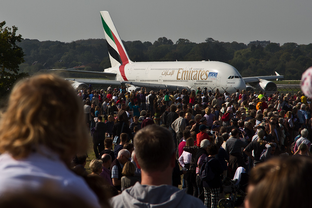 Emirates A 380 in HAM