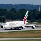 Emirates A380 in EDDM