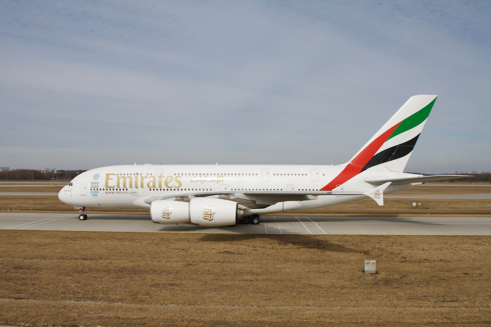 Emirates A380 in MUC