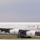 Emirates A380 in München