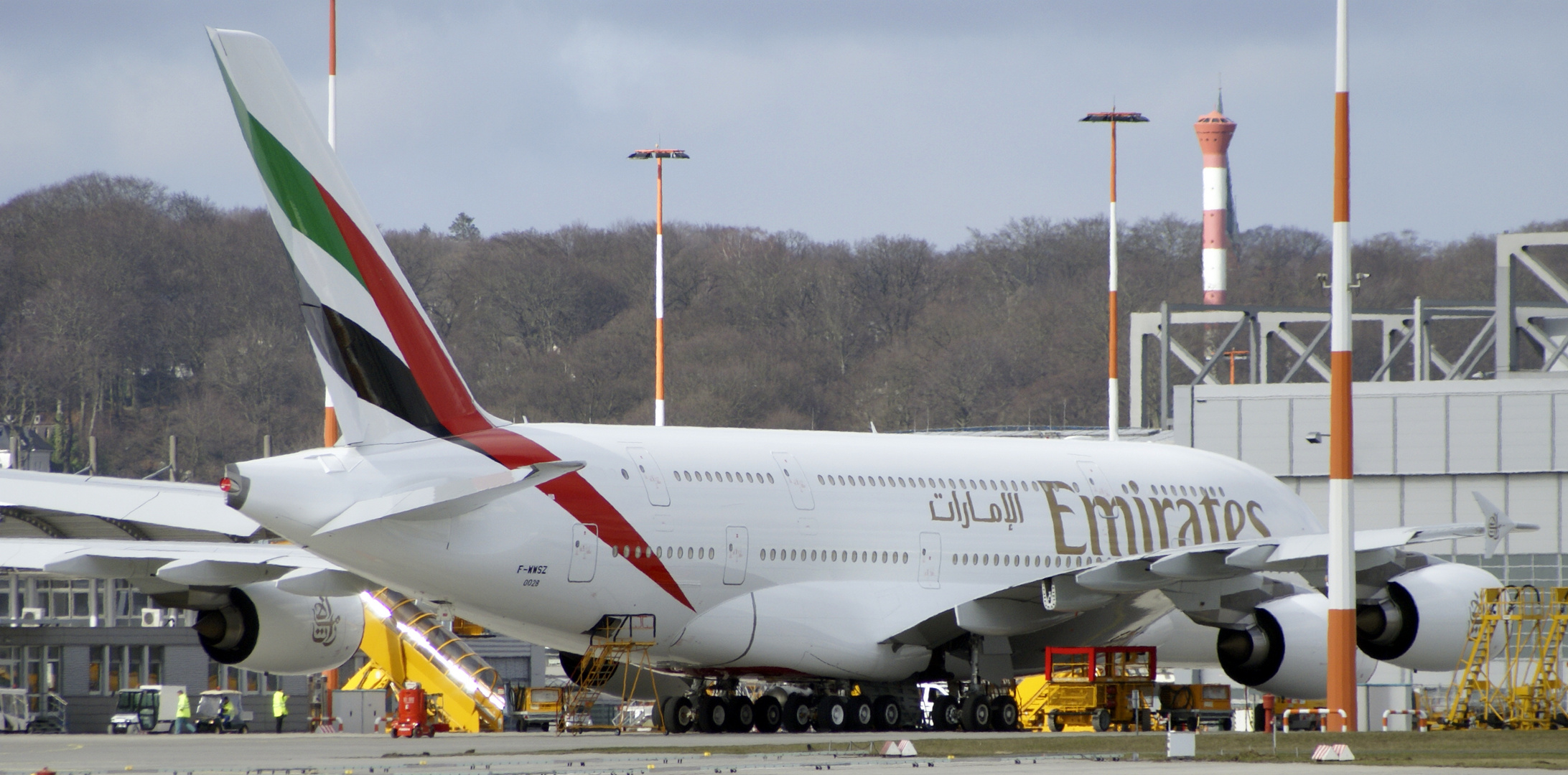 Emirates A380 - XFW - F-WWSZ