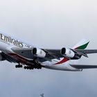 Emirates Airbus A380 - Munich Airport am 09.02.2013