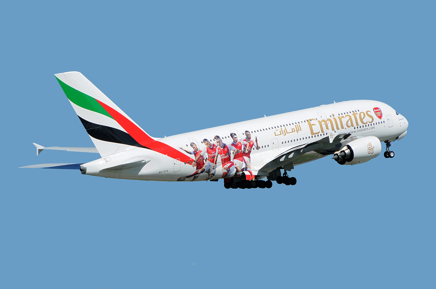 Emirates Airlines Airbus A380 A6-EUA