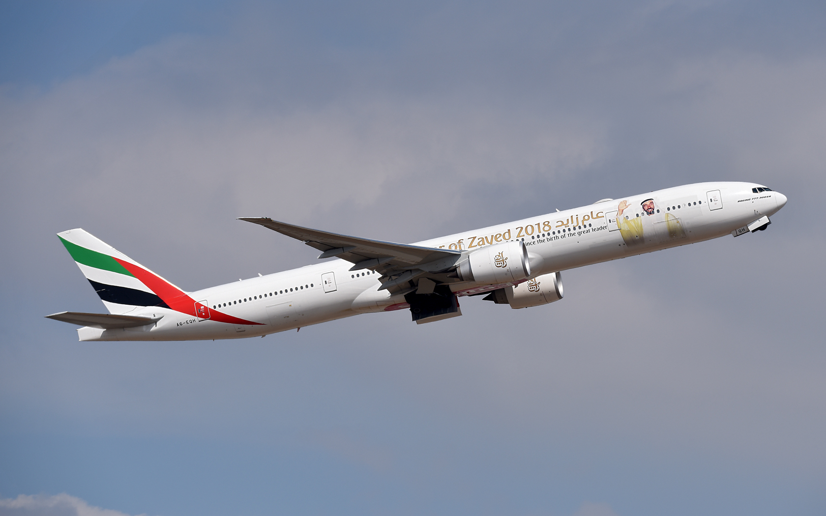 Emirates Airlines Boeing 777-31H(ER) A6-EQH 