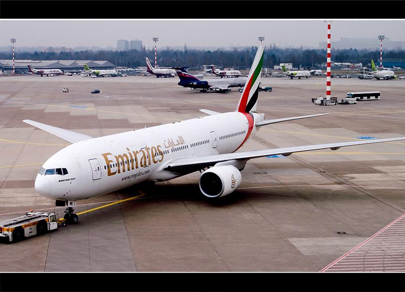 Emirates @ Düsseldorfer Flughafen