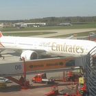 Emirates-Flieger... New York - Hamburg - Dubai