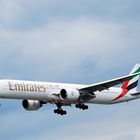 Emirates im Anflug auf Frankfurt