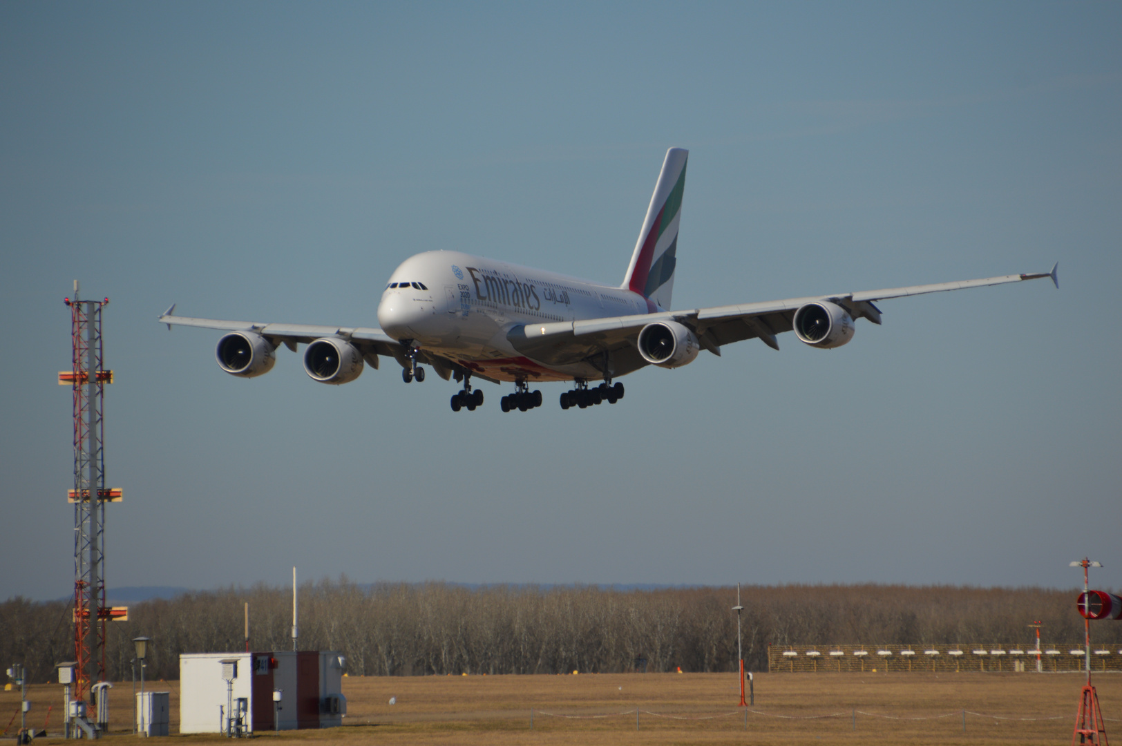 Emirates im Anflug