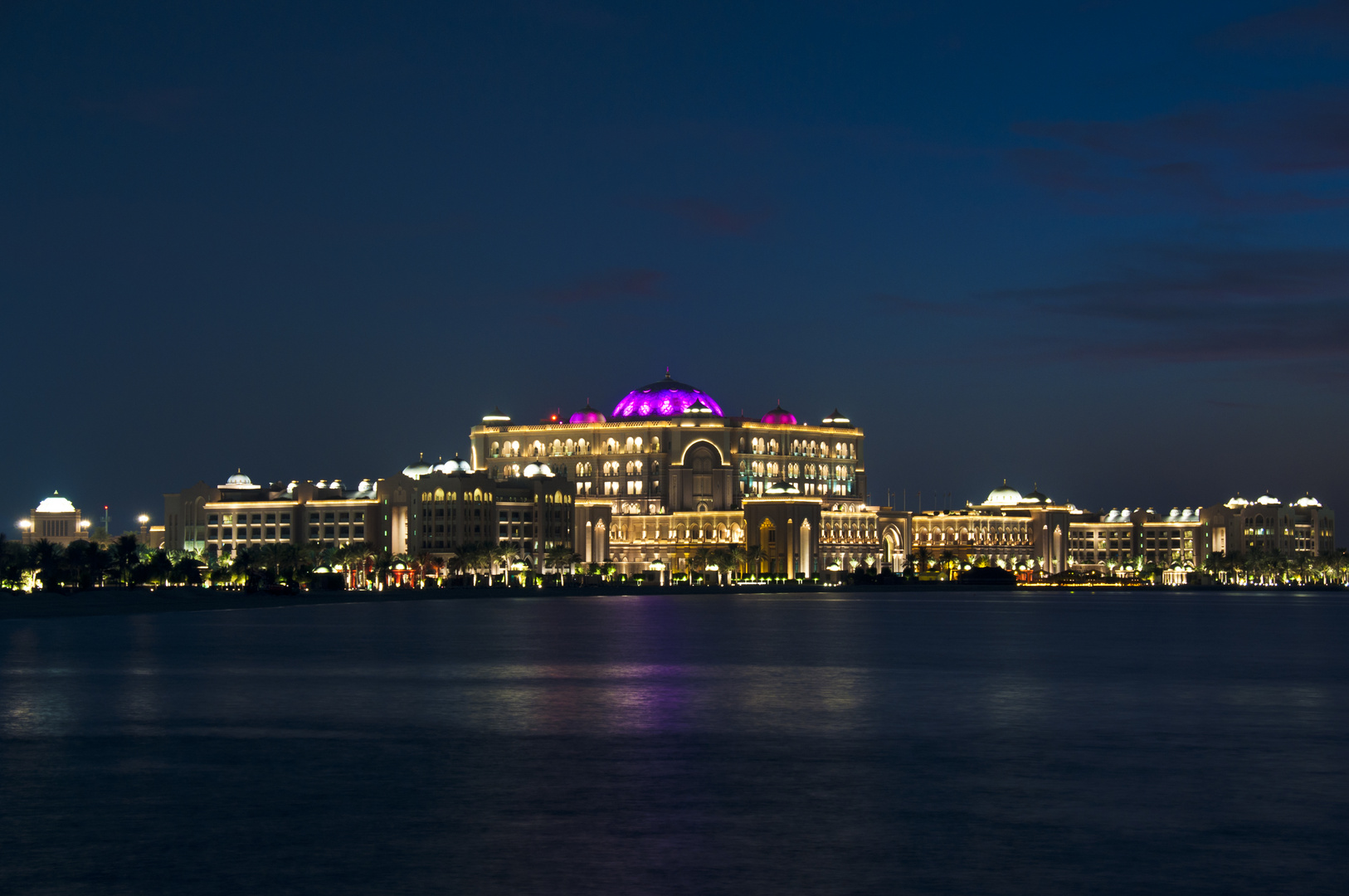 Emirates Palace by night