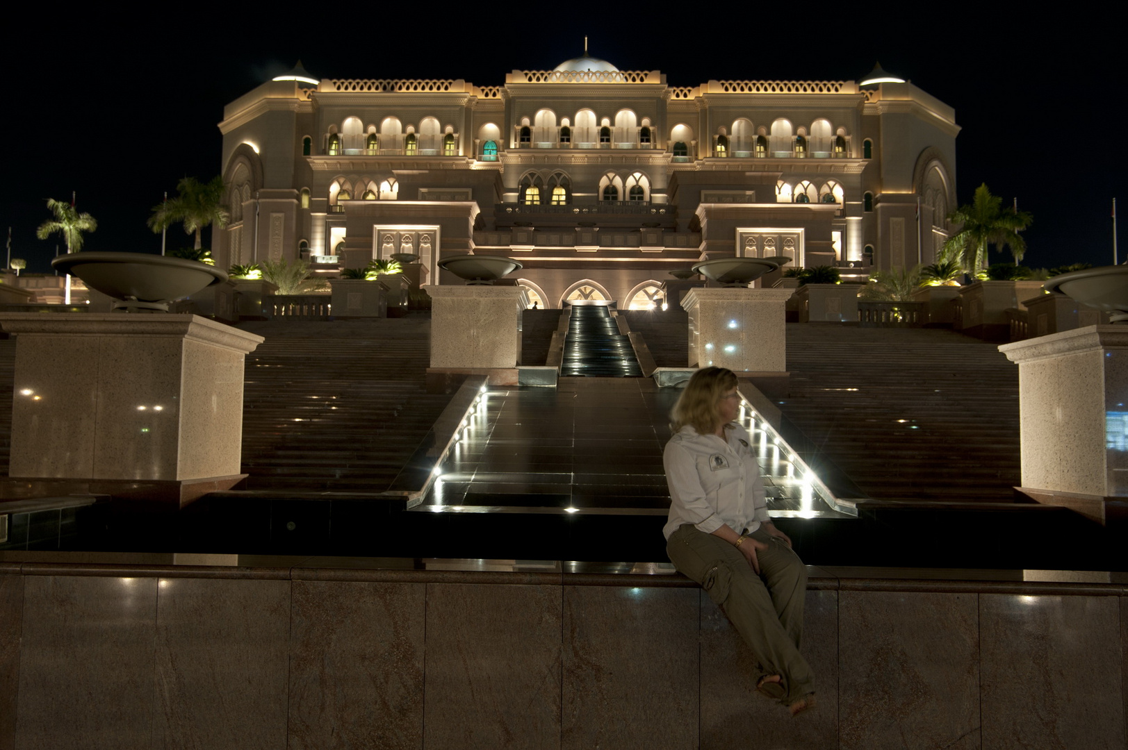 Emirates Palace by Night