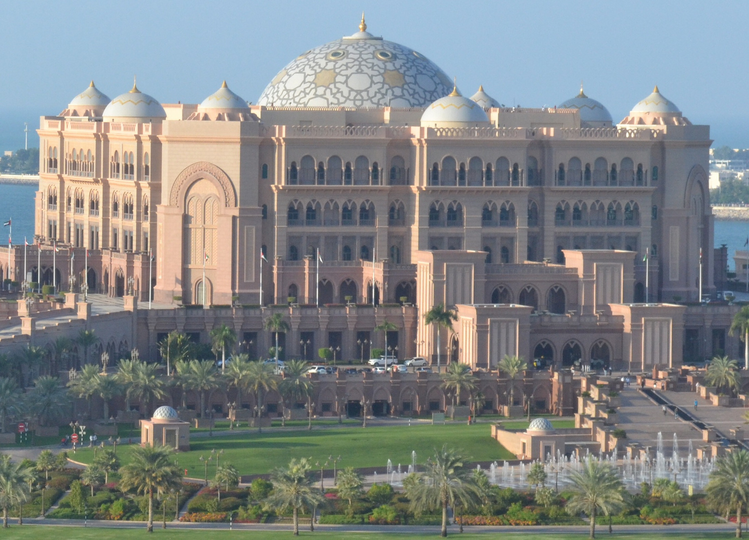 Emirates Palace in Abu Dhabi