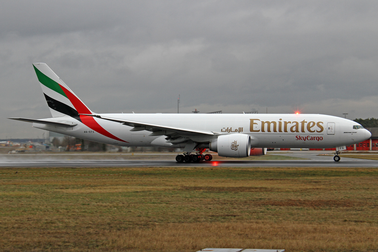 Emirates Sky Cargo Boeing 777-F1H A6-EFG