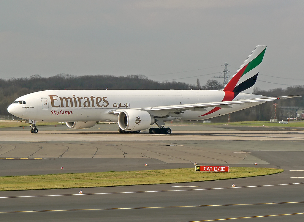 Emirates SkyCargo Boeing 777-F1H A6-EFE