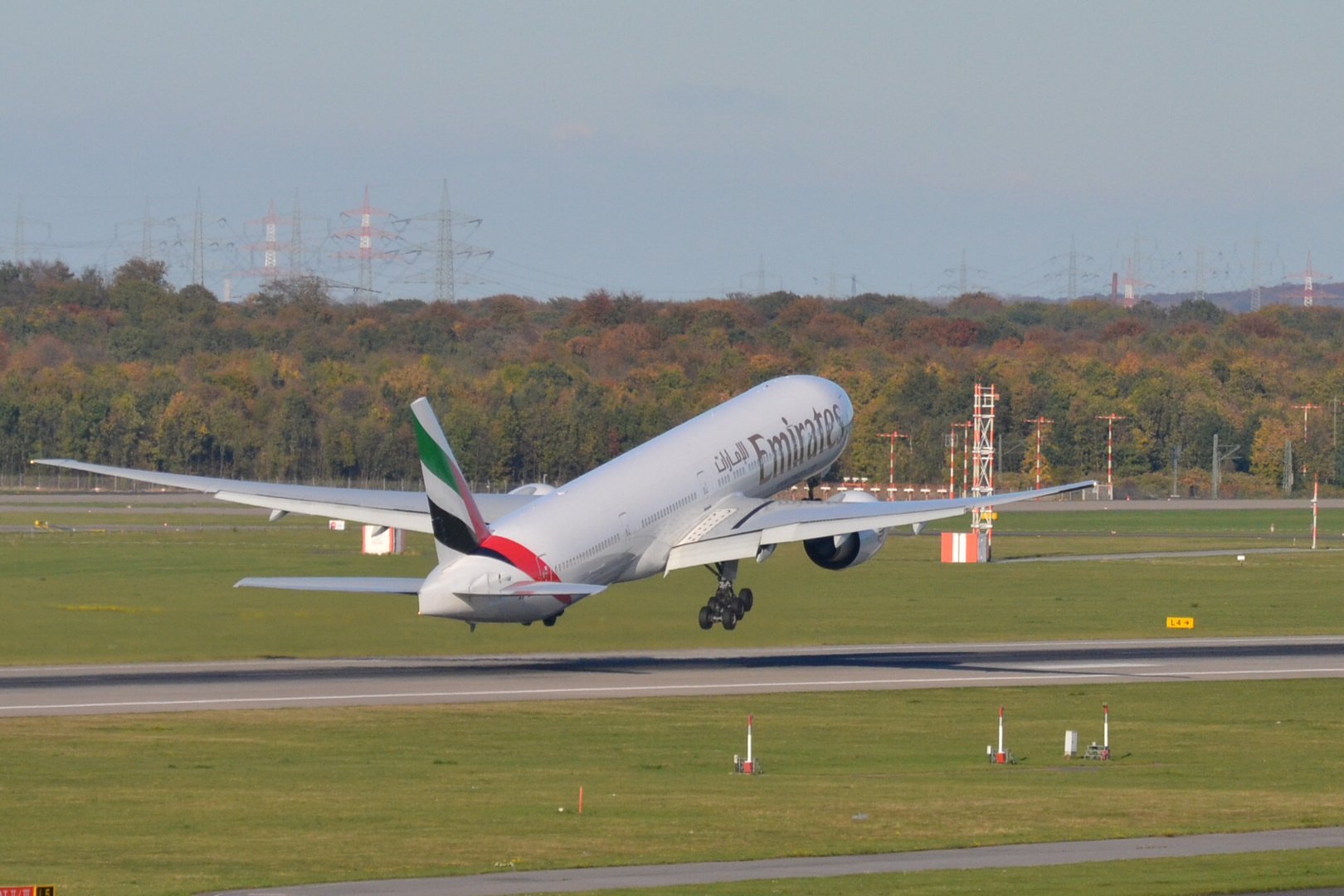 Emirates take-off