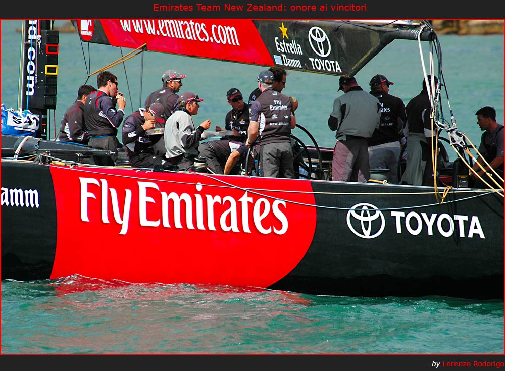 Emirates Team New Zealand: onore ai vincitori!