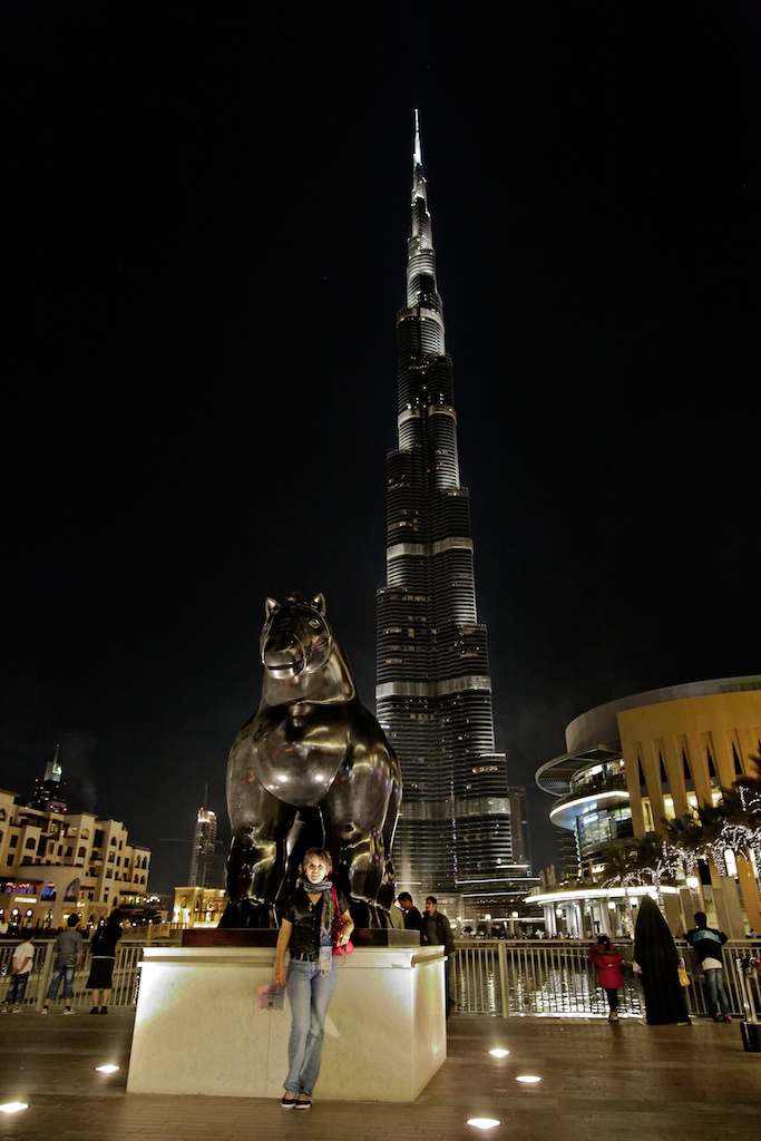 Emma, Botero et le Burj Khalifa.