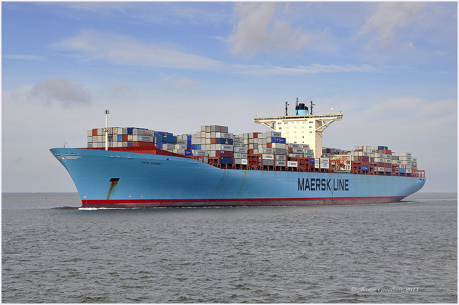 Emma Maersk - Begegnung auf der Nordsee