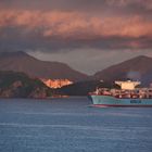 Emma Maersk in the morning light, Yantian/China