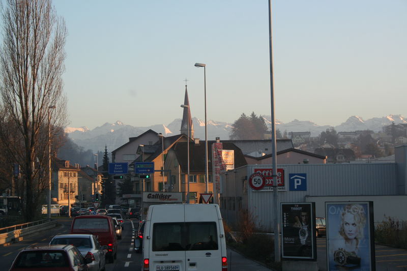 Emmen am frühen Abend