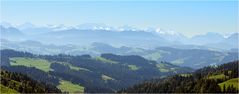 Emmental Aussicht von der Lüdernalp