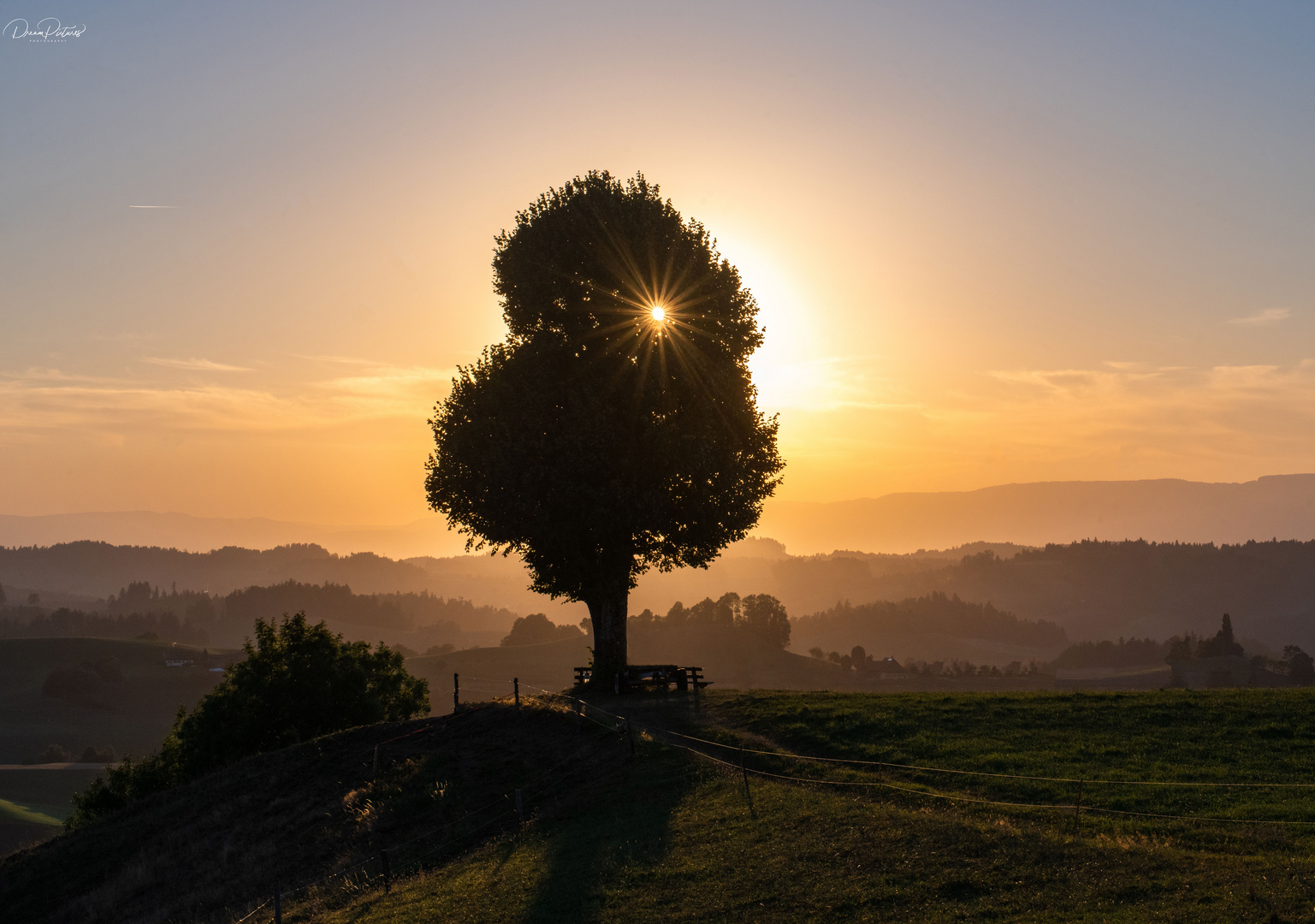 Emmental im goldenen Licht