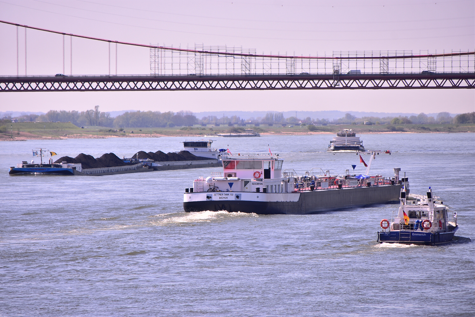 Emmerich am Rhein Rheinbrücke April 2019 