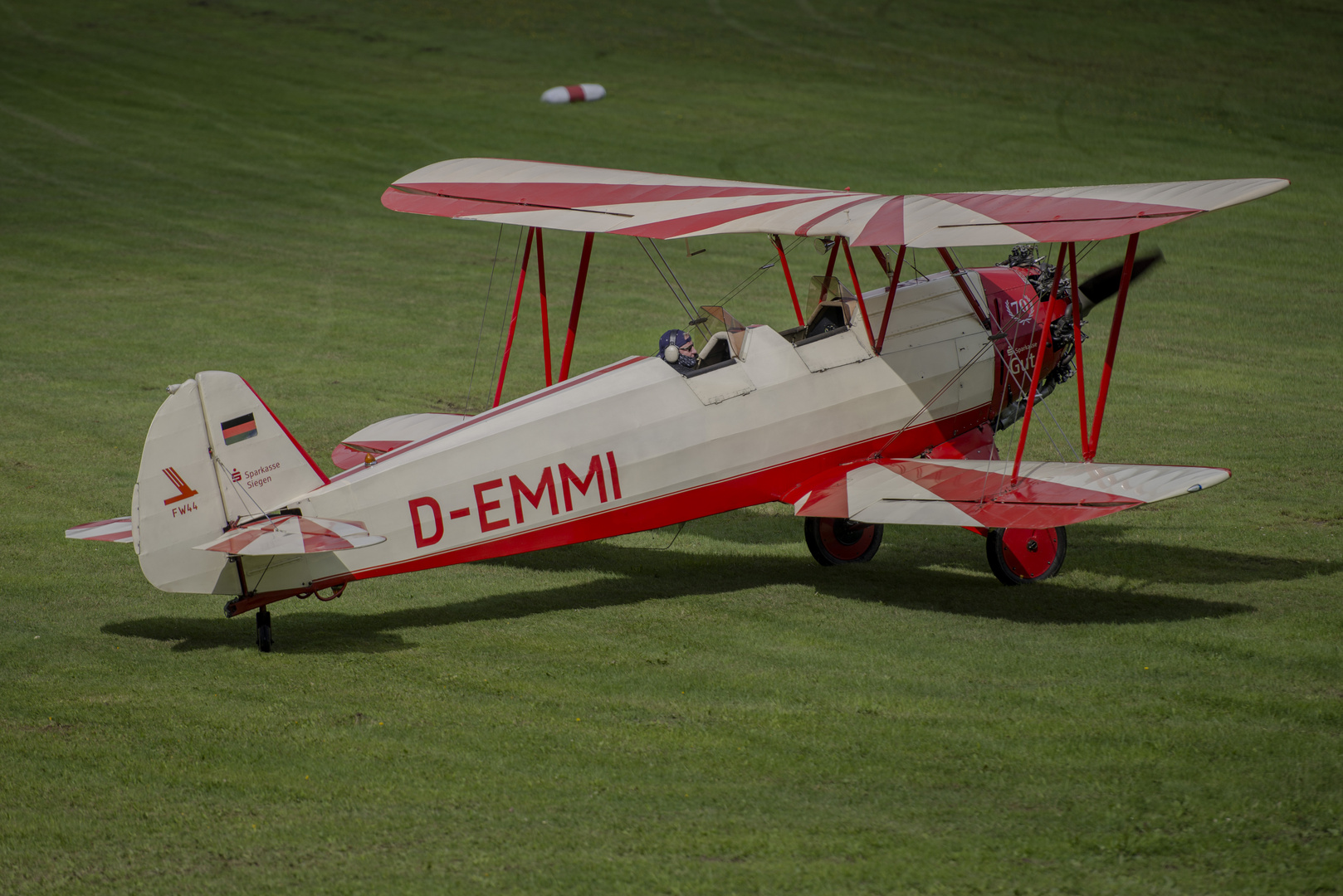 Emmi beim Flugplatzfest Eisernhardt