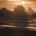 Emotion Island (Schneesturm bei Sonnenuntergang)