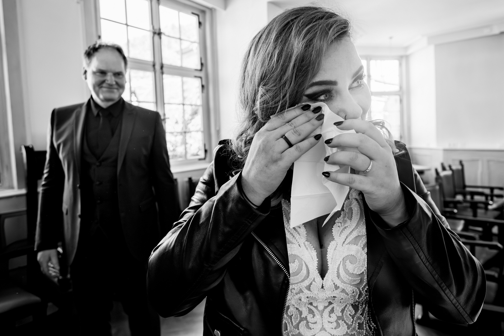 Emotionaler Moment bei einer Hochzeit in Heppenheim