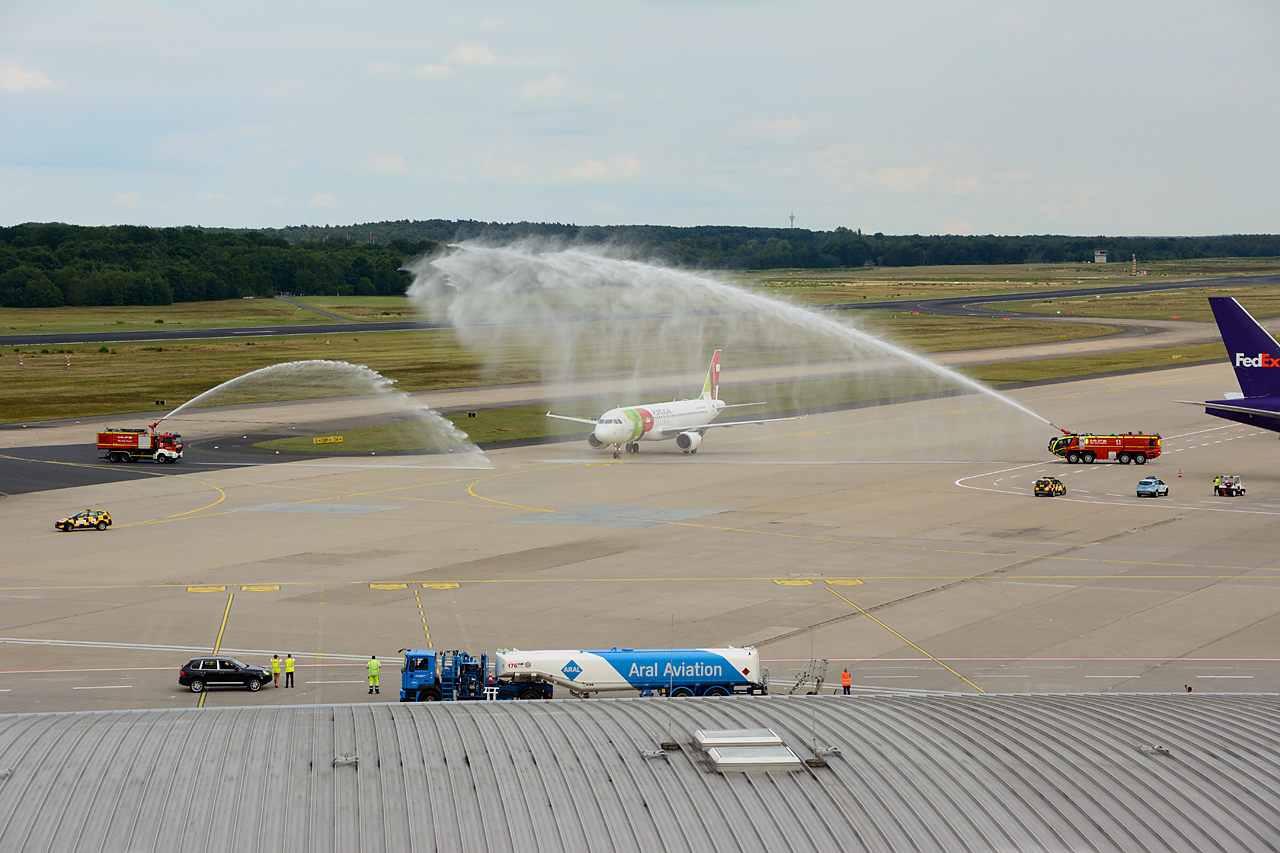 Empfang zum Erstflug