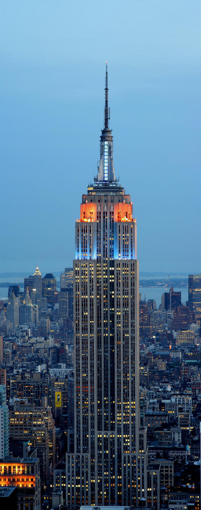 Empire State Building als Hochpanorama