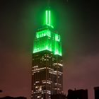 Empire State Building am St. Patricks Day