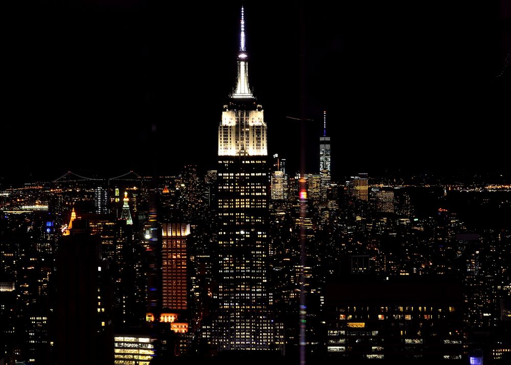 Empire State Building bei Nacht