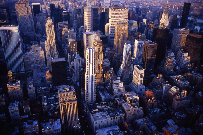 Empire State Building, Blick nach Norden