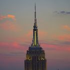 Empire State Building im Sonnenuntergang