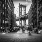 Empire State Building in Manhattan Bridge