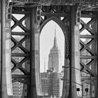 Empire State Building mit Manhatten Bridge