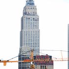 Empire State Building & New Yorker Rooftops, NYC, New York City, Manhattan, USA