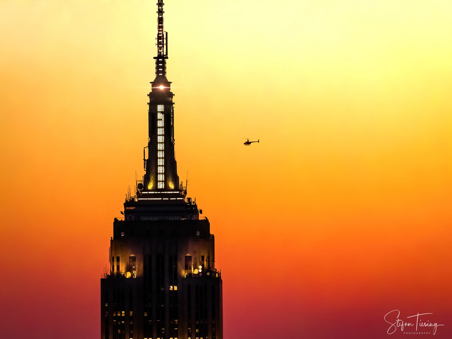 Empire State Building Sundown